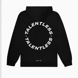Talentless Black CIRCLE LOGO HOODIE
